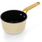 Arcos Serie Samoa Iconic | Cazo Antiadherente Cerámico 16 cm y 1,5 L | Aluminio Forjado | Apta cualquier cocina | Mango Acero Inoxidable | Color Beige | LIBRE DE (PFOA/PTFE/PFOS)