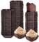 Gcardist Pirottini quadrati da 200 pezzi, per muffin, per cupcake, inodore, per uso alimentare (dimensioni standard)