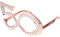 COLLBATH Zahl Geburtstag Brille Glitzer Rahmen Dekorative Party Brillen 50 Geburtstag Strass Brillen
