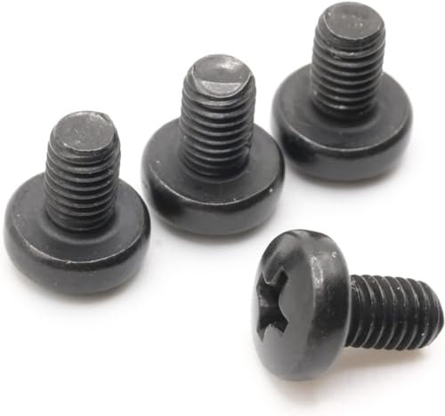 UPERFECT M4 Screws M4x5mm Phillips Screw for Portable Monitor Laptop PC TV Mount or Small VESA Mount Screw Mounting, 4pcs