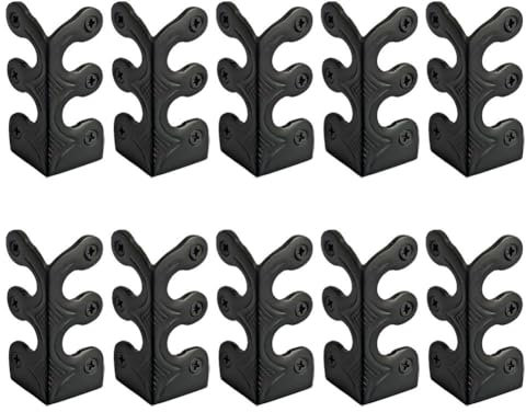 10 Stück Vintage Sockelleiste Eckschutz Messing Sockelleiste Eckwinkel für Schmuck Holz Skiffer Box Sockelleisten Türen Holz Messing Gehäuse Ecke Co 2025 reines Messing Metall Sockelleiste 2025 Wit