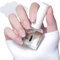 2 In 1 Water-Based Clear Nail Polish,Clear Nail Polish,Cl-ear Nails Varnish,Quick Dry,Waterproof And Scratch Resistant,No Baking Required,Strengthen And Thicken,Long Lasting Glossy,For Women Diy Home