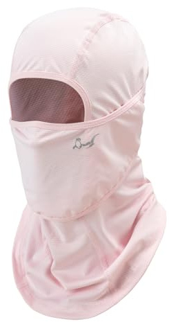 OTTERSHELL Sommer UV-Schutz Balaclava Gesichtsmaske, UPF50+, Kühlend, Waschfest.für Outdoor Sports Radfahren, Motorrad (DE/NL/SE/PL, Alphanumerisch, Einheitsgröße, Hellrosa)