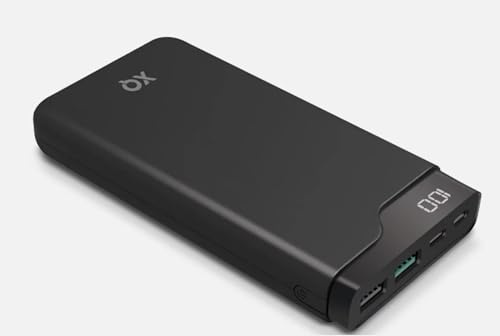 XQISIT Multi-Port Power Bank 12000 mAh 18W - Fast Charging - Black