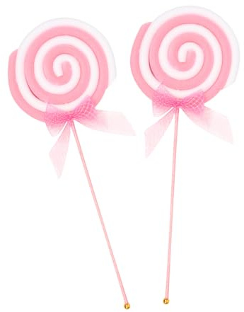 ELAYARD Großer Lollipop Deko Prop Aus Robustem Kunststoff Realistische Foto Requisite Festival Szene Kinderspielzeug