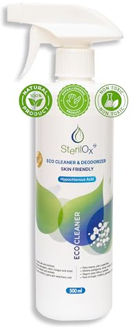 SterilOx Eco Cleaner 500 ml Multibruksrengörare HOCl Alkoholfri Universal | Daglig ytrengöring Neutraliserar lukt. Alkoholfri Klar att använda.