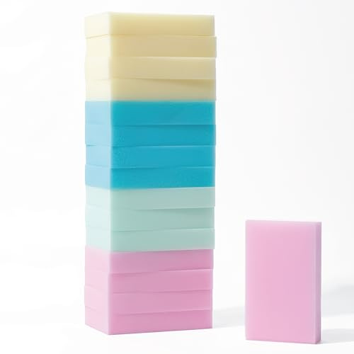 Set 15 Spugne Magiche in Melamina – Gomma Magica Multiuso per Pulizia Pareti, Cucina, Bagno, Scarpe e Superfici – Rimuove Macchie e Aloni Solo con Acqua