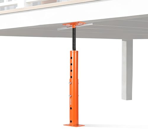 Garvee 18000 lbs Heavy Duty Adjustable Carbon Steel Jack Post – House Floor Leveling & Lifting, Joist Beam Basement Support Jack – Industrial Screw Jack – Orange Red, 19-36in