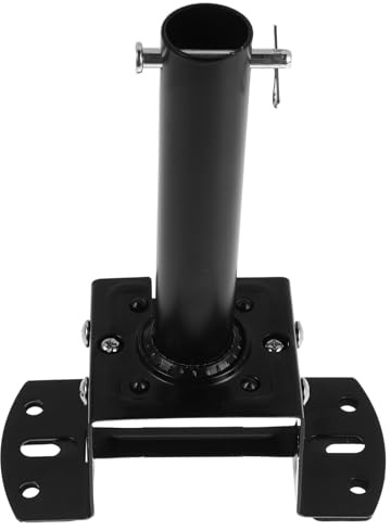 Support de Plafonnier en Fer Noir, Kit de Fixation Robuste | Installation Stable, Structure à Montage Simple, Compatible avec Plusieurs Marques, pour Intérieur et Déco Maison