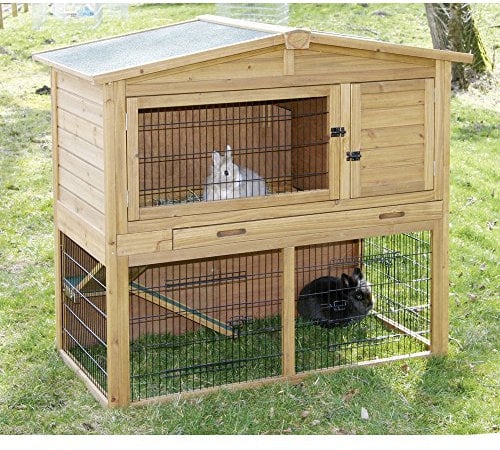 Kerbl 82812 Nagerhaus La Vita XL mit Unterfreilauf, 130 x 78 x 115cm