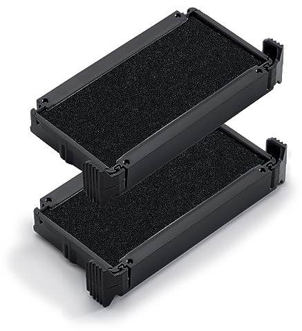 Trodat 1099898 Ersatzkissen 1099898 für Printy 4911, 4911 Typo, 4800, 4820, 4822, 4951 - Stempelfarbe Stempelfarbe schwarz, 2er Pack