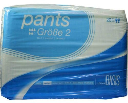 PARAM Pants Basis Tag Gr.2 20 St