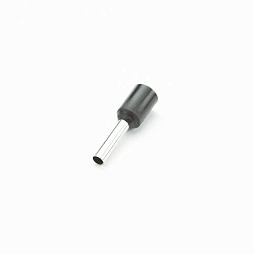 edi-tronic Aderendhülsen isoliert 1.5mm² 100 St. E-1,5mm² schwarz