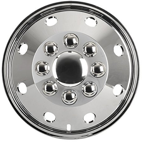 Radzierkappe (1 Stück) chrom 16“ Zoll universell passend für Wohnmobile, PKW und Transporter~