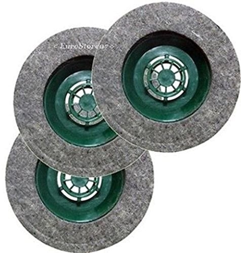 Figevida LUCIDATRICE PL 510 511 512 3 SPAZZOLE FELTRO COMPATIBILE PER FOLLETTO