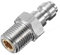 IORMAN Universal 8mm Quick-Disconnect Plug Adapter 1/8 BSPP Male Thread Paintball Fittings