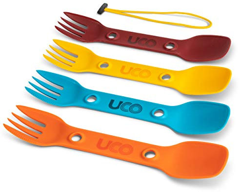 UCO Utility Spork 4er Pack mit Haltegurt Classic