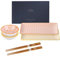 vancasso Serie Natsuki Vajillas de Sushi Japonés, 2 Platos para Sushi, 2 pequeños Platos de Salsas, con Caja de Regalo, Set de Sushi para 2 Personas