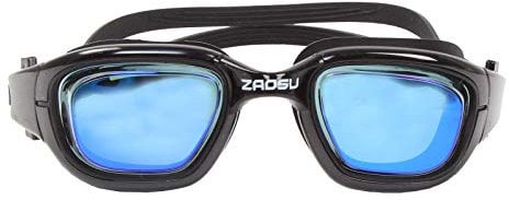 ZAOSU optische Schwimmbrille Blaze Mirror | verspiegelte Schwimmbrille, Sehstärke:-2.0, Farbe:blau