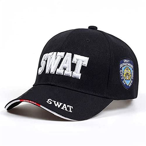 Mfacl Baseballkappe Hip Hop Cap Hut Outdoor Sports Hut Einstellbare Hut Marke Swat Cap Snapback Caps Baumwolle Justierbare Golfhut Mode Sports Hüte Für Männer Frauen