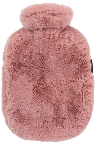 Fashy Faux Fur 2.0L Hot Water Bottle - Dusky Pink