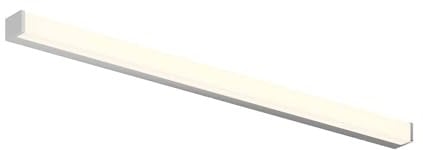 Lindby LED Wandleuchte, Wandlampe Bad Klea (spritzwassergeschützt (Modern) in Chrom aus Aluminium (1 flammig) - Wandleuchten Spiegelleuchte Badezimmer Wandbeleuchtung Badezimmerleuchte