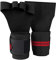 LTLCLZ 1Paar Gewichtheben Trainingshandschuhe Fitness Sport Bodybuilding Gymnastik Griffe Gym Hand Palm Handgelenk Schutzhandschuhe,Schwarz,L