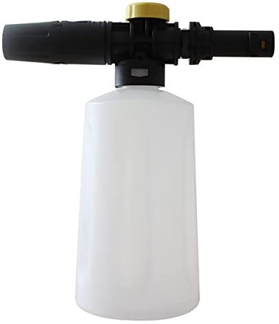 AIM Tools 700ml Snow Foam Lance Cañón de Espuma de Nieve Boquilla Ajustable Lanza de Espuma Dispensador de Jabón Limpiador de Alta Presión Compatible con Kärcher K2 K3 K4 K5 K6 K7