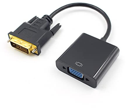 Mobestech Convertidor Dvi-d Vga Adaptador Dvi Vga De Salida De Resoluciones Pc y HDTV