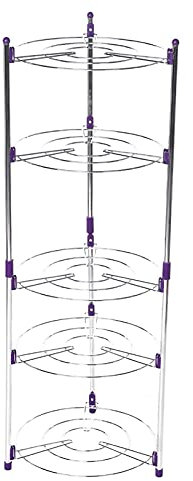Estantes de almacenamiento Estante para ollas de cocina Fácil instalación Escurridor de platos de acero inoxidable Soporte antideslizante Organizador duradero Estante de almacenamiento Estantes de