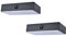 Solar Wandleuchte 2er SET Up and Down Light mit Bewegungsmelder, per App steuerbar, Schwarz Breite 18cm