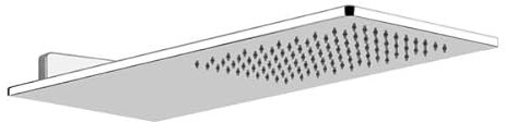 Gessi Wand Kopfbrause ISPA, 33095, Farbe: Edelstahl matt gebürstet