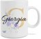 Hole Gadget Tazza con Iniziali e Nome con tutte le Lettere in Ceramica Personalizzabile Idea Regalo per Uomo e Donna, Festa della Mamma, Ricorrenze, Amica, Maestra, Casa, Ragazza (G)