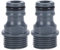 2 Stück Schlauchanschluss G1/2 zoll, Schlauchverbinder Gartenschlauch Kupplung G1/2 Zoll Doppelstecker Gartenschlauch Verbindungen Extender, Wasserhahn Adapter für Garten und Haus Wasserhahn