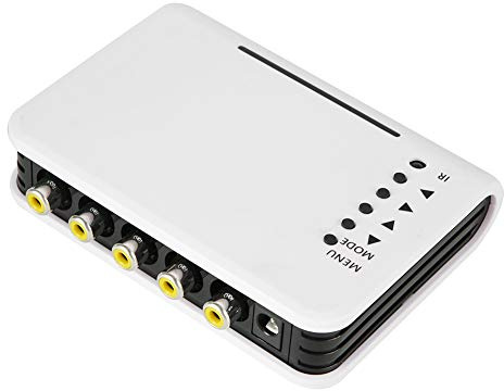 Leapiture 4-Kanal-Video-Splitter, CCTV-Video-Quad-Splitter, Umschalter, Kamera-Prozessor-System-Kit, Elektronisches Zubehör
