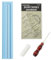 UPTTHOW Signature Stanzwerkzeuge für Buchbinderbedarf mit Ahle und Wiege für Anfänger, Kunststoff, einfache Scrapbooking-Kits für Bastelarbeiten, Notizbuch, Tagebücher, Planer, Blau
