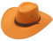 2024 Sonnenhut für Erwachsene, lässig, solide, Sommer, Westernmode, Cowboyhut, breite Krempe, Reise-Sonnenkappe, Cattleman, Cowboy-Hüte für Herren, Orange, Einheitsgröße