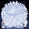 Auriostar Outdoor Christmas Tree Lights, 20M 200 LEDs Xmas Fairy Lights Indoor Mains Powered with 8 Modes/Timer/Remote, IP44 Waterproof Outside Garden Lights for Bedroom/Party/Wedding/Tree/Home