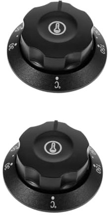 iplusmile 2 Piezas Interruptor Del Termostato De La Estufa Cubre Un Accesorios Freidora De Aceite De Control De Rango De Freidora Reemplazo Del Dial De Temperatura Del Horno
