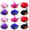 12 Stück Vintage Fascinators 6 Farben Mini Hut Damen Fascinator Gefieder Stirnband für Frauen und Mädchen In Winzige Haarspangen für Teeparty-Halloween/Weihnachten/Karneval (4 Zoll)