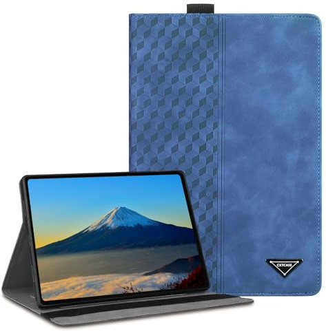 CXTCASE Coque pour Xiaomi Redmi Pad Pro 12.1 Pouces 2024, Tablette Housse de Protection,Cuir PU Étui Case pour Xiaomi Redmi Pad Pro, Bleu