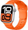ALFARAY Silikon Armband Kompatibel mit Apple Watch 10 Armband 46mm 45mm 44mm 49mm 42mm für Herren Damen - Alpine Ocean Sportarmband für iWatch Series 10 9 8 7 SE 6 5 4 3 2 1 Ultra 2 1 - Orange