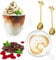 CEWROM Tasse à Café Double Paroi, 2 X 250ml Transparent Tasse Verre Double Paroi en Forme de Cœur, Verre Paroi Latte Macchiato avec 2 Cuillère, Tasses à verre avec poignée, pour Thé, Café, le Lattes