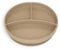 Suavinex, Plato de Bebé con Ventosa, Plato de Silicona con Divisiones, Plato Antivuelco, para Utilizar en la Alimentación Complementaria y BLW, Apto para Lavavajillas y Microondas, +6 Meses, Beige