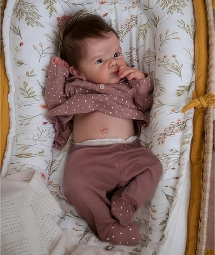 Zero pam Full Silicone Reborn Baby Dolls-48CM Realistic Baby Doll, Anatomically Correct Baby Girl, Real Life Baby Dolls, Silicone Baby Doll For Girls With Accessories