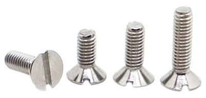 KKXXYQFC M1,6 M2 M2.5 M3 M4 M5 M6 A2-70 304 Acier INOXEUX GB68 Métrique Métrique à Fente à Fente Plate Plat à tête Machine à vis (Couleur: 40 mm, Taille: M3 20PCS)