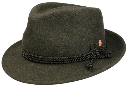 Mayser Maleo Trilby Hut Kordel Garniturband UV-Schutz Made in EU Damen und Herren Herbst Winter