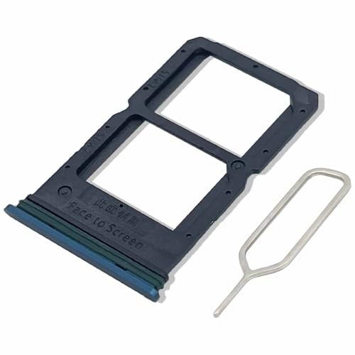 Eonpam SIM Kartenrahmen für (OppoReno) Originale Qualität Ersatz Karten Rahmen Inkl SIM Kartenschlitz Pin(Grün)