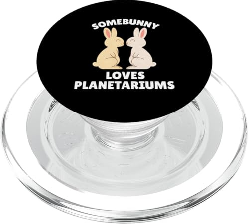 Somebunny Loves Planetarium Niedlicher Osterhase Astronomie PopSockets PopGrip für MagSafe