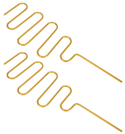 Alasum 2 Stück Gartenspalier aus Eisen Rankhilfe für Kletterpflanzen Pflanzenstütze für Terrasse und Garten Rostfrei 34x10cm